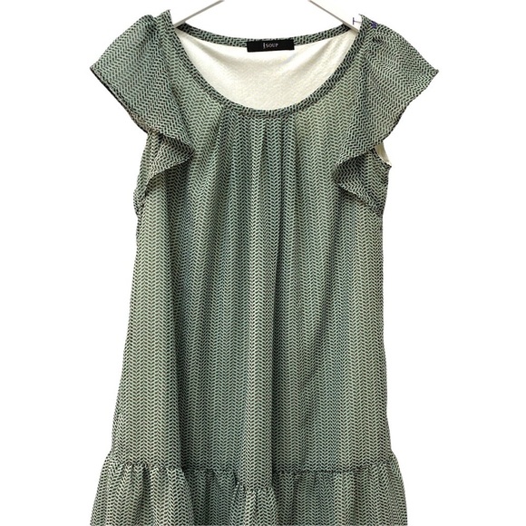 Green Print Dress by Soup S/M - Picture 4 of 6